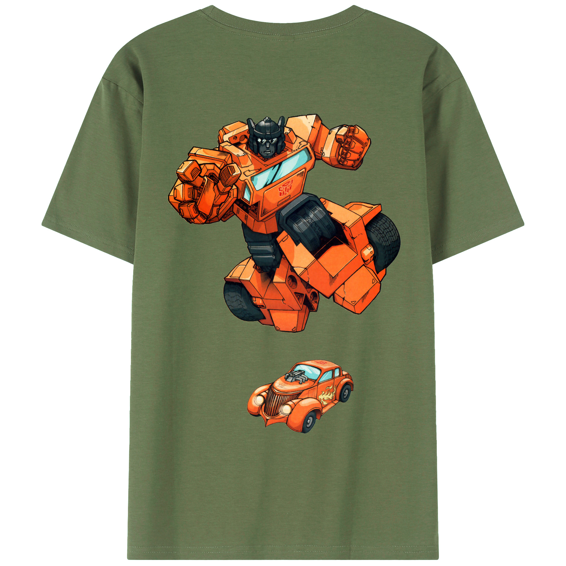 （画像用）  綿100％ メンズ半袖Tシャツ（バックプリント） 通気性
